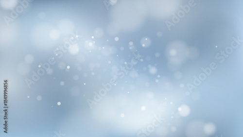 Light snowfall abstract winter backdrop.