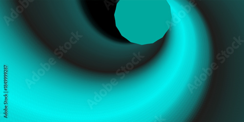 Abstract blue glowing spiral lines on dark blue background. Swirl lines element. Futuristic technology graphic. Suit for poster, booklet, banner, brochure, vector ilustration.