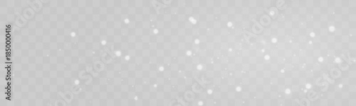 White luminous dust sparkles lightly across the scene. Airy particles bring softness and festive calm. Perfect for winter overlays and Christmas compositions vector