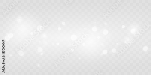 Soft white dust shines with delicate shimmering highlights. Floating powder adds lightness and clean festive motion. Ideal texture overlay for winter cards and banners vector