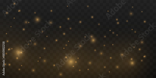 Soft golden dust haze drifts lightly, forming a smooth radiant atmosphere. Subtle motion adds warmth, elegance, and visual balance. Ideal for stylish luxury compositions vector