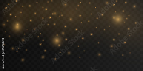 Golden dust shimmer drifts gently, creating a smooth glowing texture. Minimal sparkles enhance depth, clarity, and premium elegance. Perfect for modern luxury designs vector