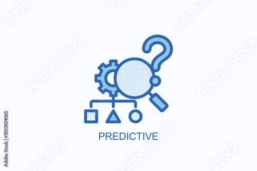 Predictive Icon Or Logo Isolated Vector Illustration