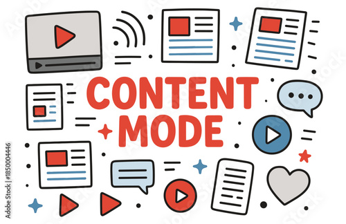 Content mode: simplified strategy for engaging digital media creation