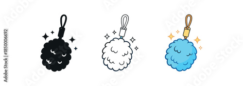 home cleaning routine soft duster with hanging loop and tiny stars