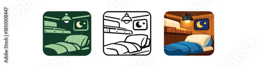 eco travel night train sleeper cabin pillow blanket soft warm light