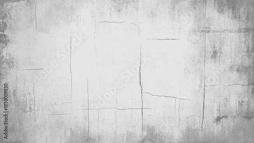 White cement wall background, grunge texture. Old Grey Stone Wall with cracked dirty and damaged Surface

