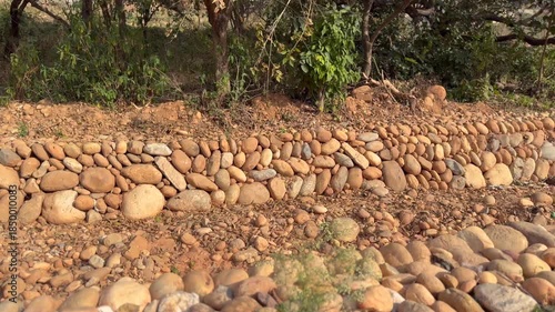 Land development works by labourers