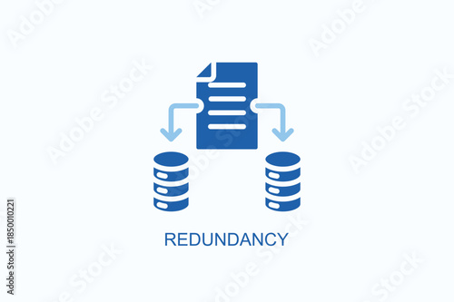 Redundancy Icon Or Logo Isolated Vector Illustration
