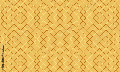 Wafer texture vector seamless pattern print background. ice cream cone texture, sweet dessert wafer pattern. Waffle cone and wafer texture vector backgrounds. 