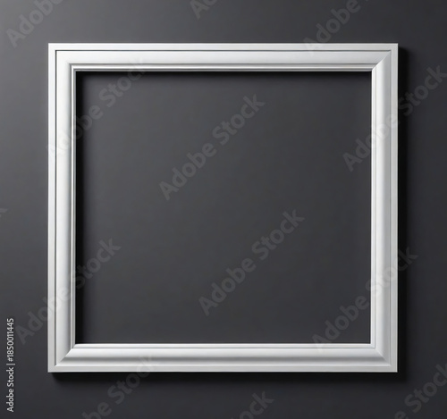 empty picture frame on wall