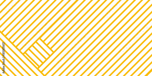 Yellow instant noodle, pasta and spaghetti texture with geometric wavy lines. Ramen, pasta vector pattern. Background abstract food illustration