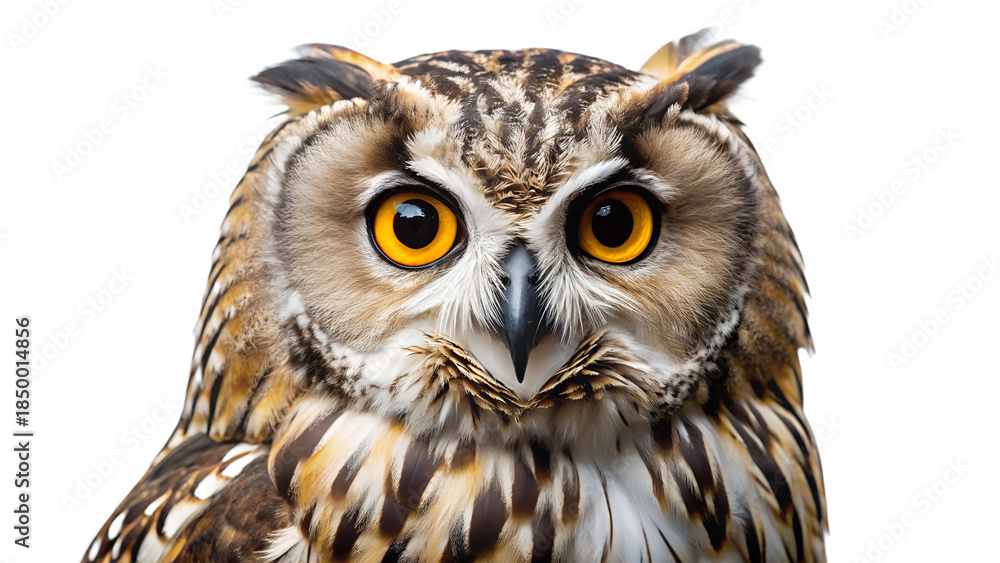 Obraz premium Owl Isolated On Transparent Background