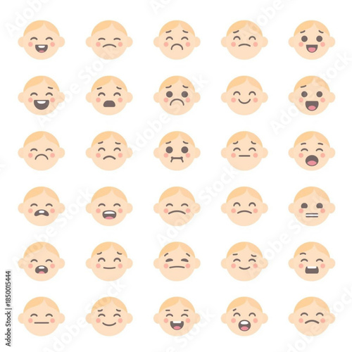 30 Adorable Baby Faces with Different Expressions cute