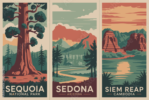 Vintage Travel Posters National Parks