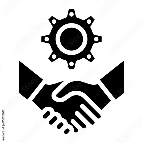 Collaboration, organization, trust, social, collaboration, people, dea sharing, crowdsourcing, knowledge exchange, brainstorming, partnerships, outline icon glyph, solid vector design illustrator	