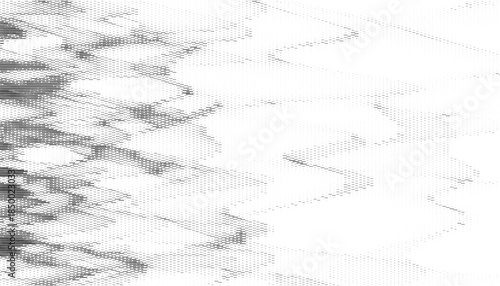 Black and white smooth transition pattern with halftone effect. Abstract and grunge background for sporty design element. Vector Format Illustration.