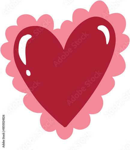 vintage vector heart illustration love retro pink red love heart rhinestone 