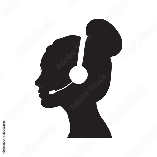 Costumer service icon vector design template