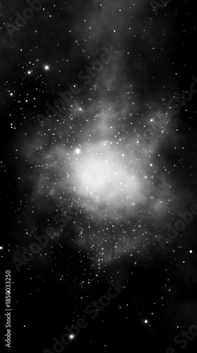 Vast starry nebula in deep outer space