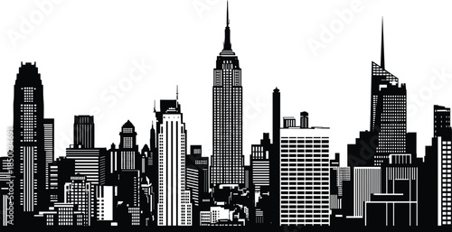 twisted tree silhouette, rocky terrain vector, flying birds illustration, natural landscape graphic,