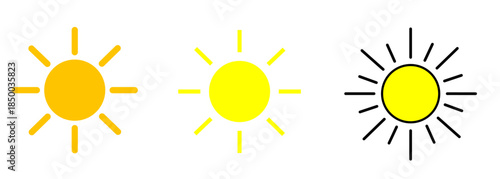 Sunlight logo designed. Vector graphic illustration of a sunbeam or sunshine logo.