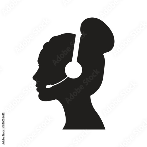 Costumer service icon vector design template