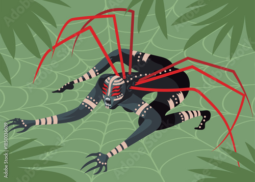 anansi in the jungle spider god
