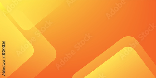 Abstract orange and yellow geometric background. Dynamic shapes composition. Cool background design for posters. Vector illustration