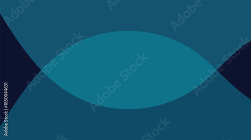 A glossy 3d blue abstract background featuring shiny glass spheres and round bubble icons designed as a modern vector web element with a light orb shape