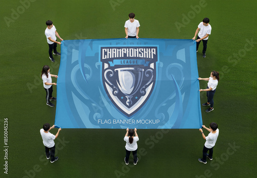 Banner Flag Mockup 03