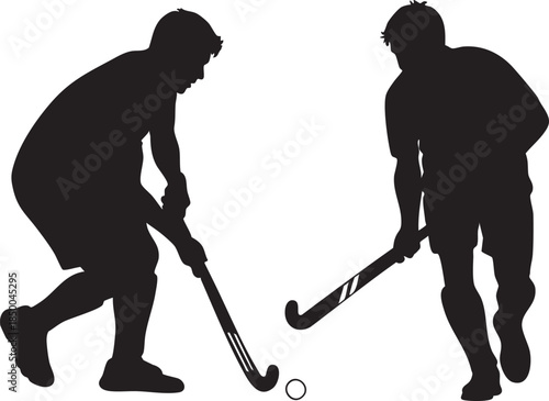 Hockey Players in Action