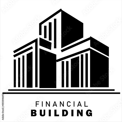 Clean, modern business and finance logo representing growth, trust, investment, stability, and corporate success. Ideal for companies, startups, banks, and professional financial brands.