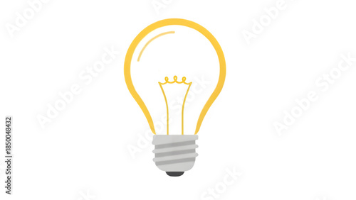Light Bulb Idea and Innovation Icon