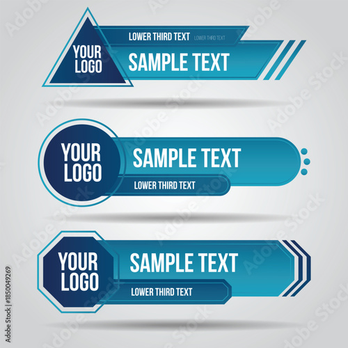 Sample text template with logo placeholder