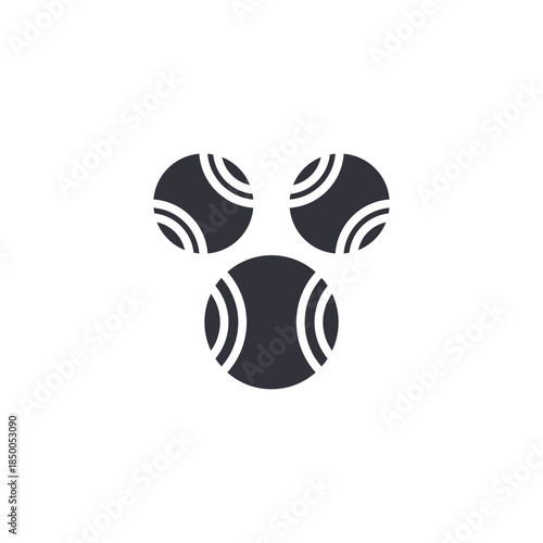 Pet paw pattern icon symbolizing animal movement, playful behavior, pet branding, and friendly pet-related design.