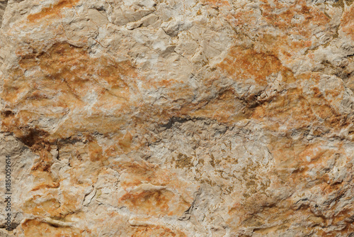 Konstfotografi antica superficie naturale di roccia, ruvida e consumata e con leggeri rilievi,