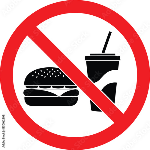 No food or drink allowed symbol