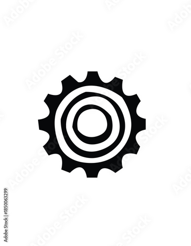 gears on white back ground