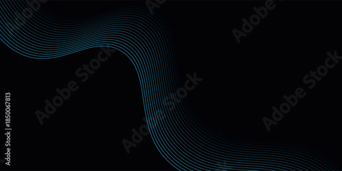 Abstract background with lines and waves. Web banner size. Element for design isolated. Background poster vektor.