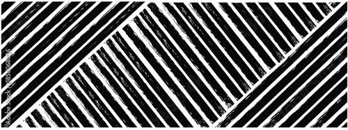 Abstract vector background design with Seamless Grunge fabric texture. Hand drawn decorative seamless pattern with bold brush strokes. Black paint brush strokes vector seamless pattern.