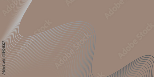 Creamy coffee cream background. Abstract curved chocolate background. Intersecting waves. Background vektor