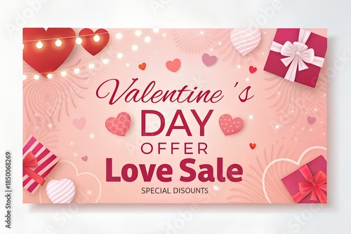 Wallpaper Mural Valentine’s Day Sale Banner – Love Offer Romantic Flat Vector Design
 Torontodigital.ca