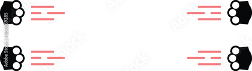 Cartoon cat and raccoon peeking from stitched black pockets – ideal for kids’ apparel, pet-themed graphics, and playful animal illustrations.