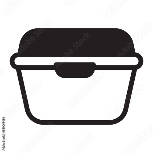 food package glyph icon