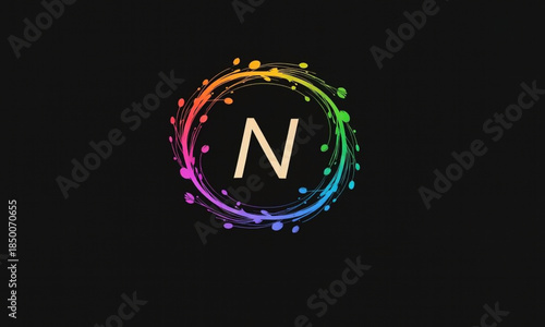 neon sign of beer on a black background