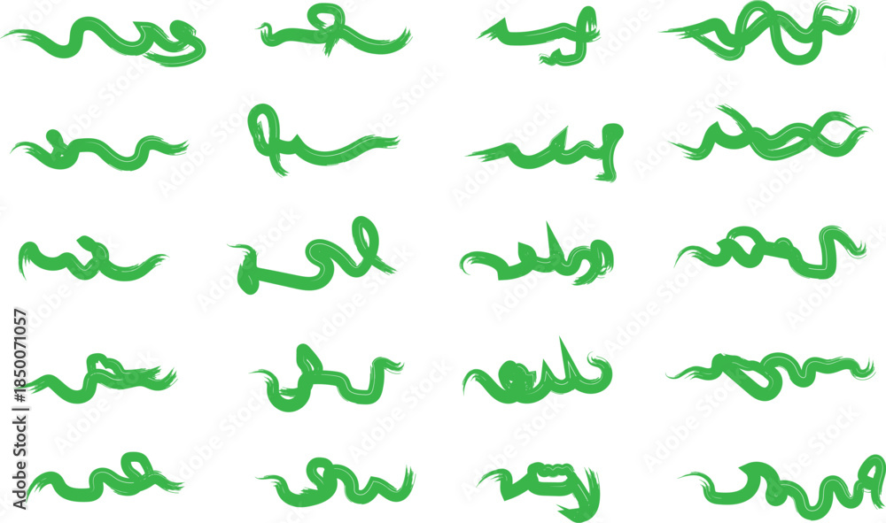 Fototapeta premium green grass brush use