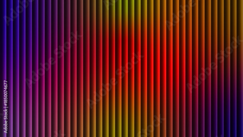 Vibrant vertical stripes Vector Background showcases a mesmerizing pattern of vertical stripes in a spectrum of colors. The stripes transition smoothly from deep blues and purples to vibrant reds