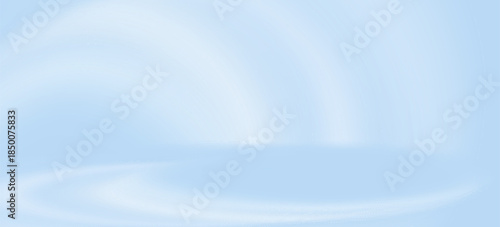 Blue studio room. Limbo light background. Abstract 3d backdrop for product presentation. Minimal wall scene. Showcase, promotion display modern