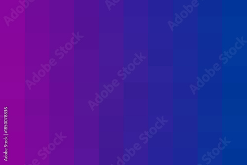 Abstract vibrant color gradient background with vertical stripes. modern magenta and blue pixelated digital graphic texture for design projects